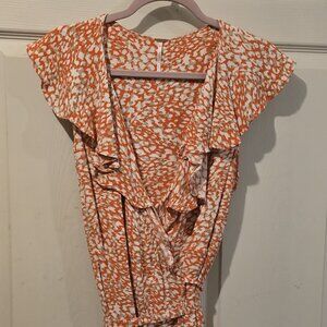 Free People French Quarter - Mini Wrap Dress - Large - New Without Tags
